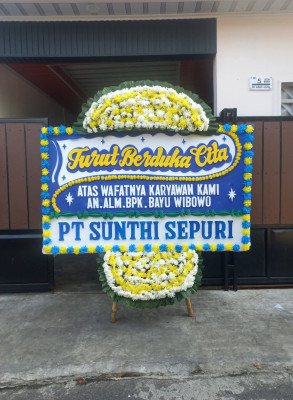 Papan Bunga Duka di Vii Koto Ilir
